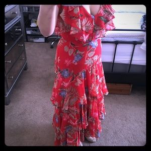 Long floral dress